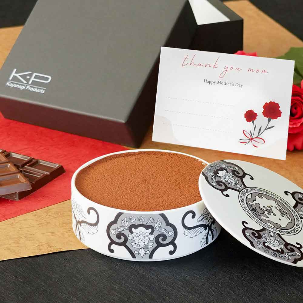 有田焼入り 生チョコティラミス 〜母の日限定 メッセージカード同封版〜